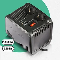 Стабилизатор напряжения 320Вт - Defender AVR Typhoon 1000, напольный/настенный, 2 розетки (евро с заземлением)