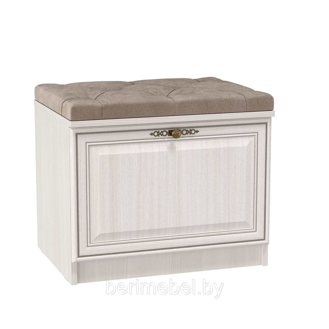 Тумба под обувь М-06 Габриэлла (вудлайн кремовый) Олмеко