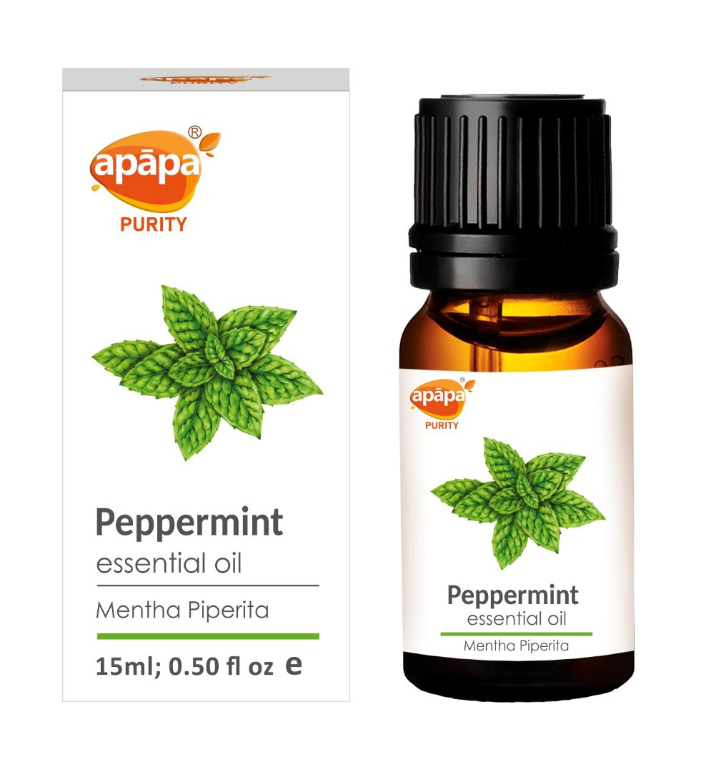 Эфирное масло Мята Перечная (Mentha Piperita) 100% натуральное Apapa 15 мл Индия