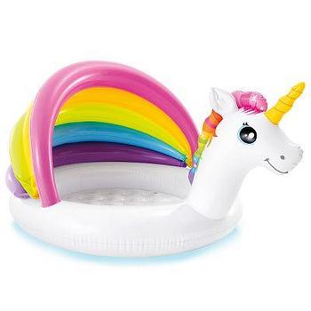57113 Детский надувной бассейн Intex Единорог 127х102х69 см, 45л, 1-3 лет