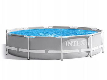 26716 Каркасный бассейн Intex Prism Frame 366 х 99 см, фильтр-насос, лестница