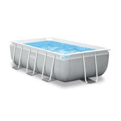 26788 Каркасный бассейн Intex Prism Frame 400 х 200 х 100 см, фильтр-насос, лестница