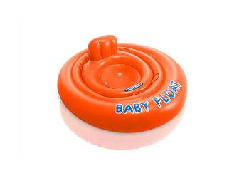 56588 Круг для плавания с сиденьем Intex Baby float, 76 см, от 1-2 лет