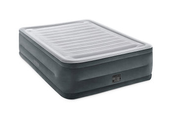 64418 Надувная кровать Intex Comfort-Plush 152х203х56см, встроенный насос 220V