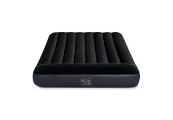 64148 Надувной матрас Intex Pillow Rest Classic Fiber-Tech, 137х191х25см, c встроенным насосом