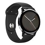 Ремешок для часов универсальный 20mm Hoco WH11 силиконовый, классический, черный