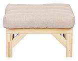 Банкетка БИНГО массив (Рогожка Savana Plus Ivory) Элегия, фото 3