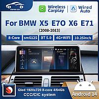 Штатная магнитола Android 10.25 для BMW X5 E70, X6 E71, E72