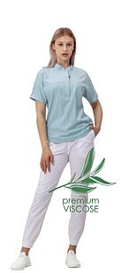 Медицинская женская блуза вискоза