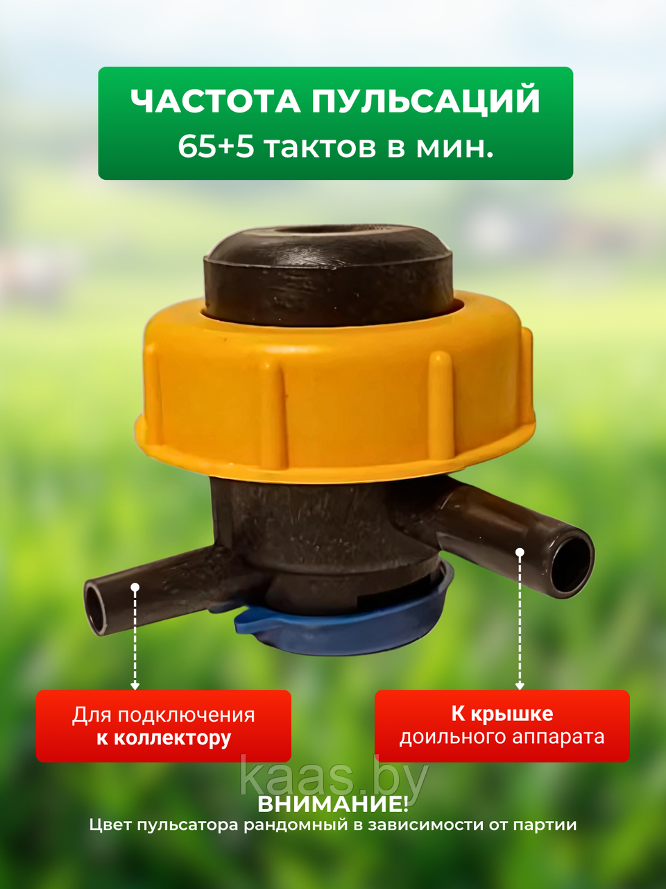 Пульсатор для доильного аппарата нерегулируемый