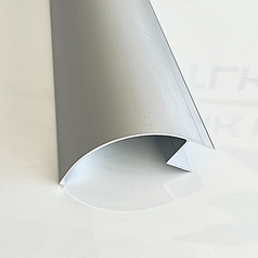 Профиль угловой облицовочный алюминиевый (окантовка), 100x100мм, 1м (GS)