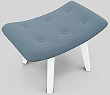 Банкетка КОМФОРТ 7 (Микровелюр Catania Dusty Blue) Элегия, фото 3