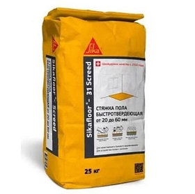 Sikafloor-31 Screed (25 кг) - высокопрочная быстротвердеющая универсальная стяжка