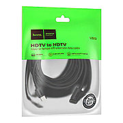 Кабель удлинитель HDMI A розетка - HDMI A вилка US13 ver.1.4 2м. черный Hoco