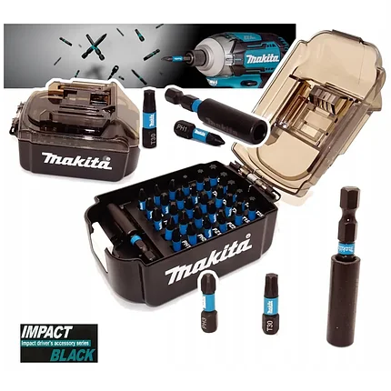 Набор ударных бит Makita Impact Black 31 шт. с магнтным держателем E-03084, фото 2