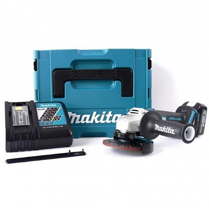 Угловая шлифмашина аккумуляторная бесщеточная Makita DGA504RF (1 АКБ 3 А/ч, кейс MakPac), фото 2