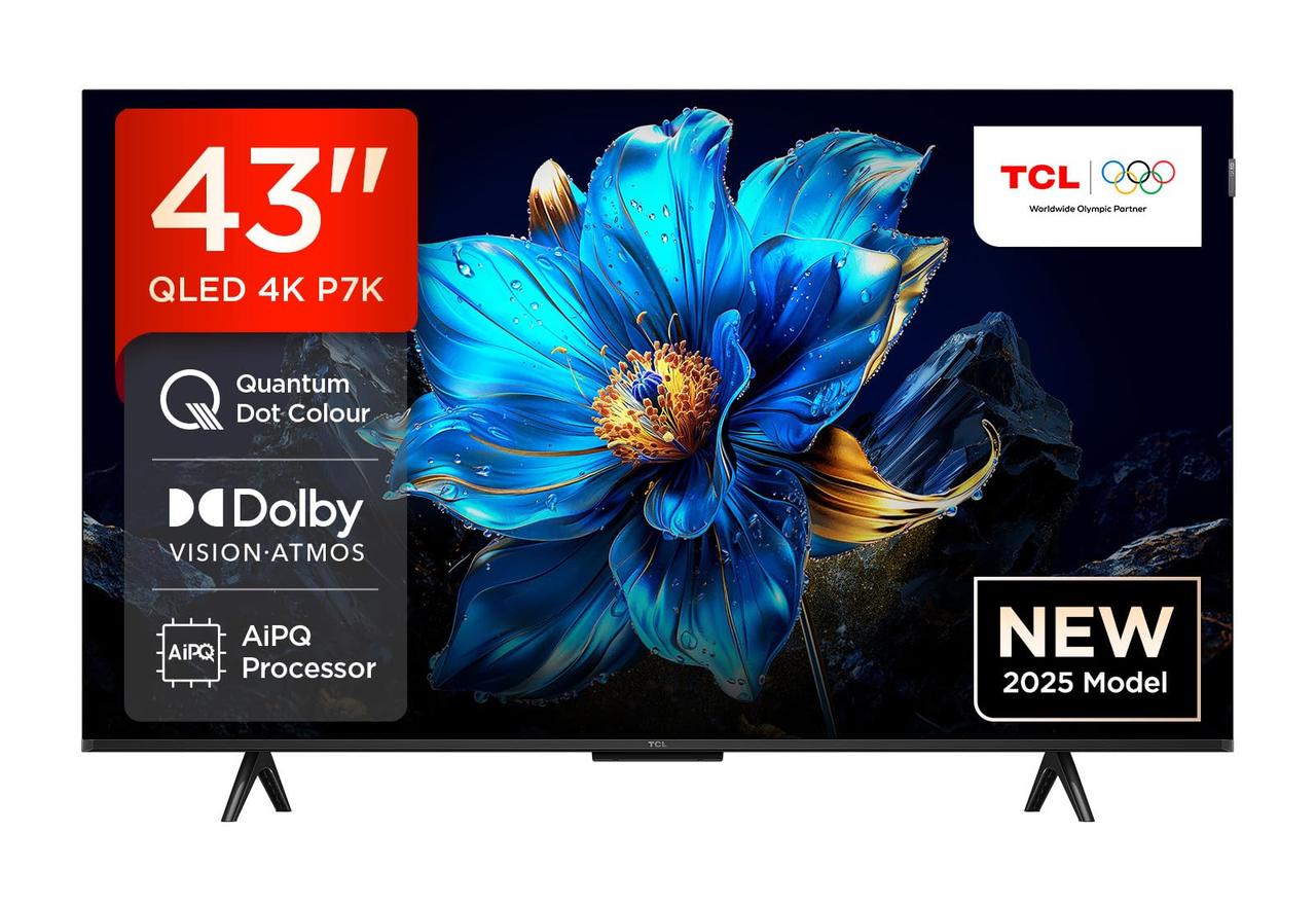 QLED 4K Smart TV LED Телевизор TCL 43P7K ( Голосовой поиск )