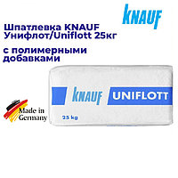 Шпатлевка гипсовая для швов Унифлотт ! KNAUF UNIFLOTT.Вес 25 кг.