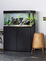 AQUAEL Аквариум GLOSSY 120 D&N  (260 л) (LT 17W SUNNY D&N 2.0-3 шт) Черный