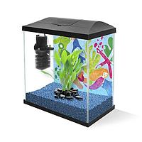 Аквариум Aquael Leddy Mini 30 черный 28x15x30 см., прямоугольный, 12,6 л.