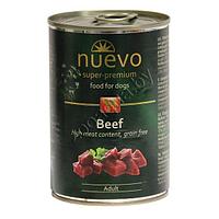 NUEVO Nuevo Beef dog Консервы для взрослых собак с говядиной, 400гр