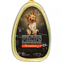 Корм консервированный Мясной для собак с говядиной TM PROPS, 95 г