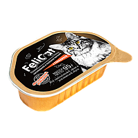 Корм консервированный Мясосодержащий для кошек  с говядиной TM FeliCAT, 95 г