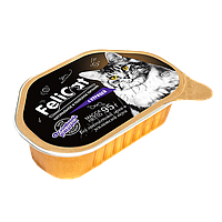Корм консервированный Мясосодержащий для кошек с курицей TM FeliCAT, 95 г