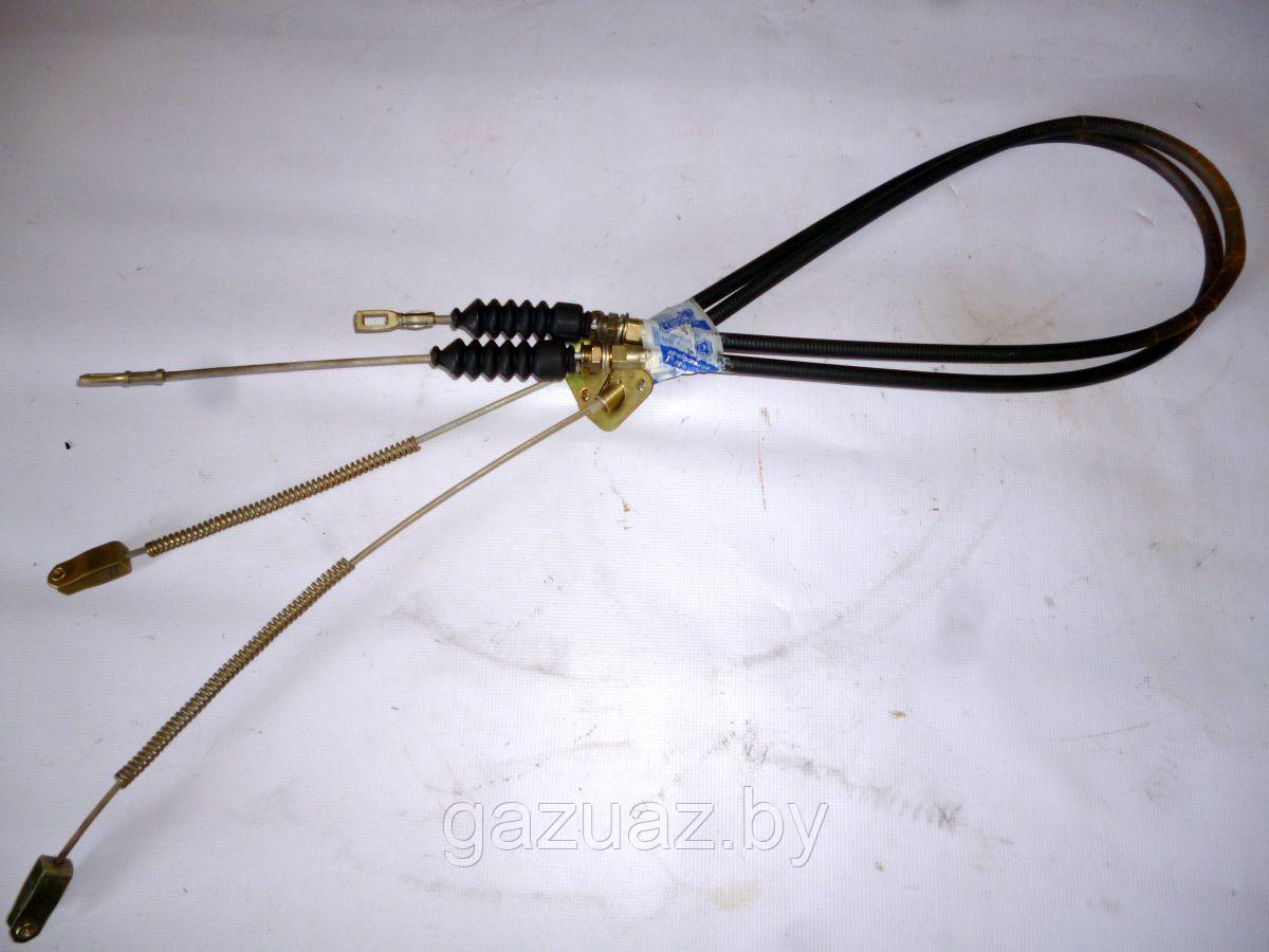Трос ручного тормоза в сб. Волга 3110-3508181/180 (к-т 2 шт.) *RIGINAL* 168740