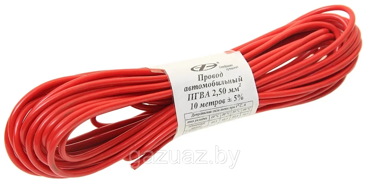 Кабель (провод) ПГВА 0,5-2,5 мм (к-т 5 шт.) "Ассорти" арт. НПА-01