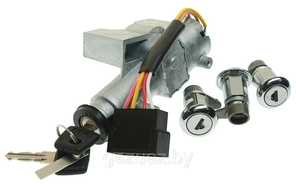Замок зажигания  ГАЗель NEXT + 3 личинки дверей  А31R23.6105006 *Автоарматура* (фургон)