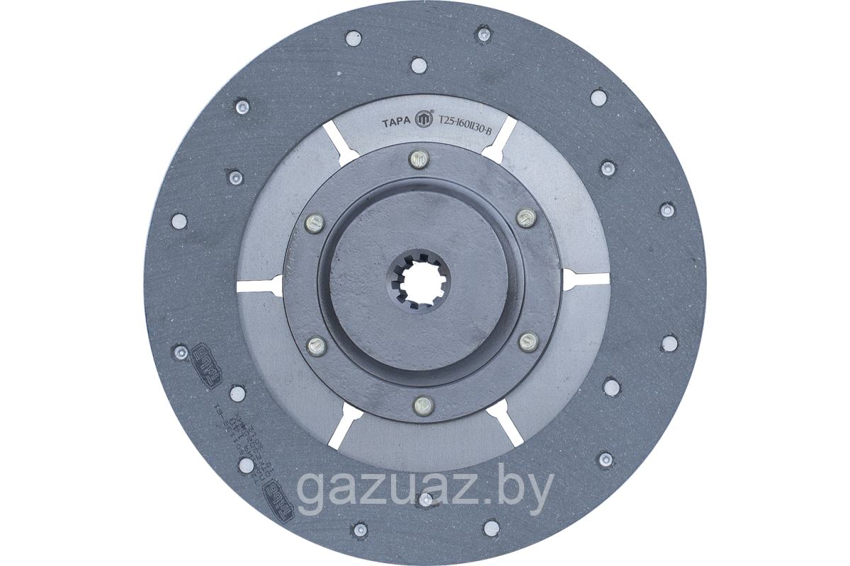 Диск сцепления ведомый Т-40  Т25-1601130-В (гл.муфты) Т-40 двиг.Д-144, ЛТЗ  Z=10 *ТАРА*