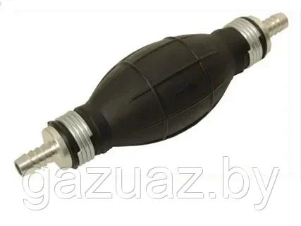 Насос для перекачки топлива (ручной) *груша* штуц.D=8-10мм /прямой *Metalcaucho* арт.02008