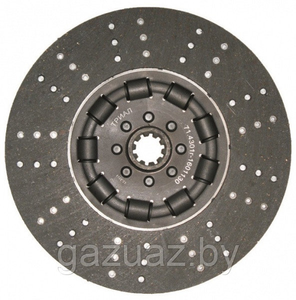Диск сцепления ведомый ПАЗ 4301-1601130-01 (ан.БВ3-972271) ПАЗ 32053,4320 245.7 дв. ГАЗ3309 *ТЮМЕНЬ*