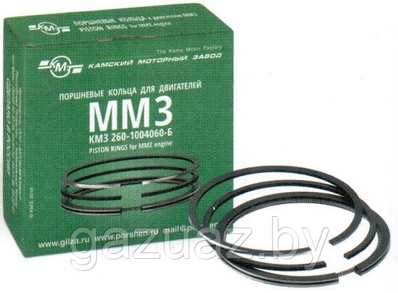 Кольца поршневые к-т ММЗ 260-1004060 (на два поршня) *Бузулук*