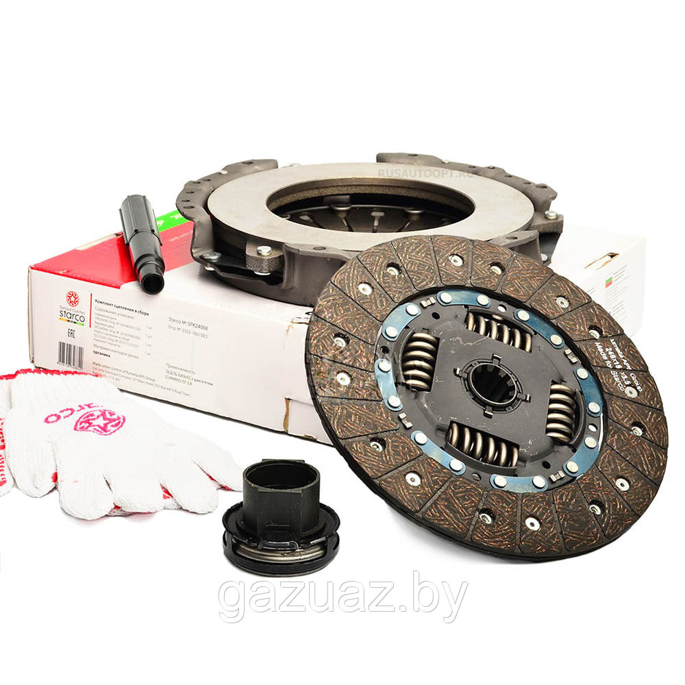 Пакет сцепления (диск+корзина+подшипник) ГАЗель БИЗНЕС дв. Cummins 2.8D *STARCO* SPK24008