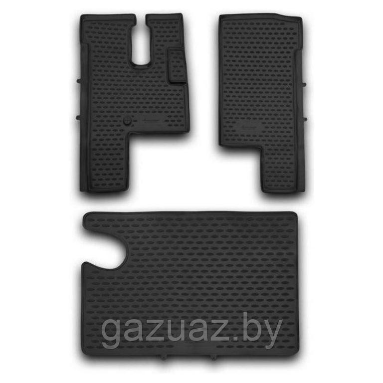Коврики салона (резиновые) МАЗ 6430 EURO-5 (к-т 3 шт.)  арт.NLC5701210H