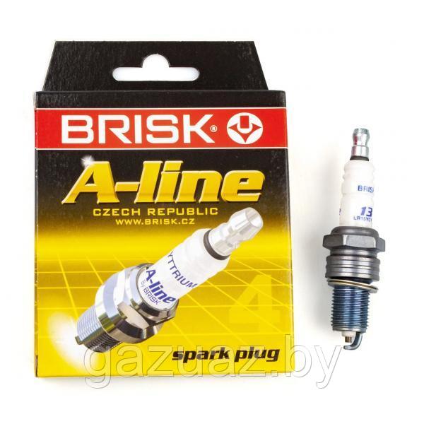 Свеча зажигания длинная юбка (к-т 4 шт.) Brisk Super LR17YCY Yttrium A-Line L17YCY (D=21мм.) 406 дв.