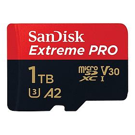 Micro SecureDigital 1TB SanDisk Extreme Pro microSD UHS I Card for 4K Video on Smartphones, Action Cams &