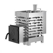 Стальная печь для бани ASTON 12 INOX "АКВА "