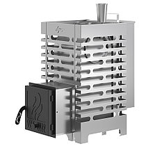 Стальная печь для бани ASTON 16 INOX "АКВА "