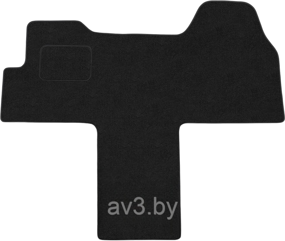 Коврики ВОРСОВЫЕ в салон Fiat Ducato 2006- / Peugeot Boxer 2006- / Citroen Jumper 2006- (черный, no