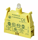 Кнопка зеленая с подсветкой без фиксации PPRL2BL (аналог Titan M22-DRL-G) IP65, фото 5