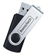 USB флэш-диск 16Gb U006 черный BreezyTech