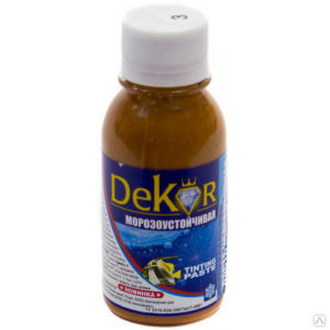 Паста колерная "DEKOR" бежевый  №3 0,1 кг РФ