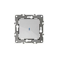 12-1102-01 Выключатель с подсветкой 10AX-250B, Эра12, белый, Китай