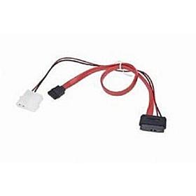 Gembird/Cablexpert Кабель Combo miniSATA , molex+SATA/miniSATA, 6pin+7pin, (длина инт-35см,