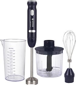 Блендер Vitek VT-8537, погружной, фиолетовый
