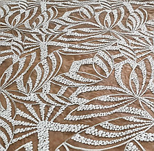 Органза вышитая (золотистый цвет)