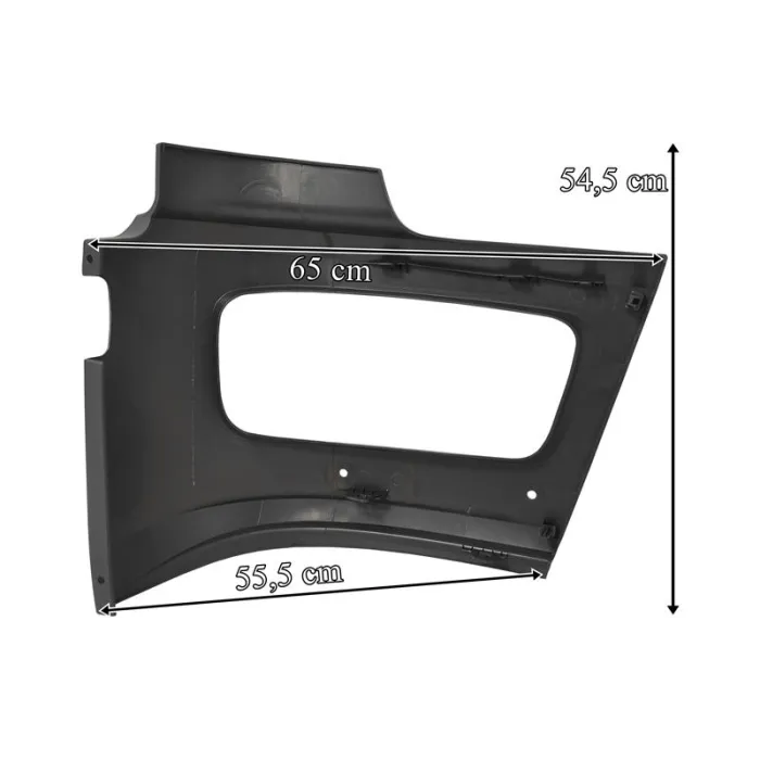 Бампер (облицовка) левая без отверстий MB ATEGO 2013-2022г MP4/ МЕРСЕДЕС АТЕГО МП4
